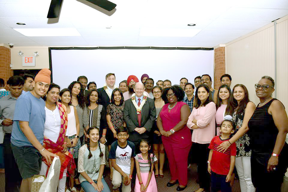 With U.S. Senator Chris Coons